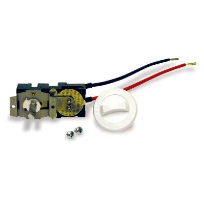 Com-Pak Series White Integral Single-Pole 22 Amp Thermostat Kit